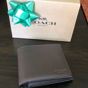 🔥FLASH SALE🔥COACH mens leather wallet